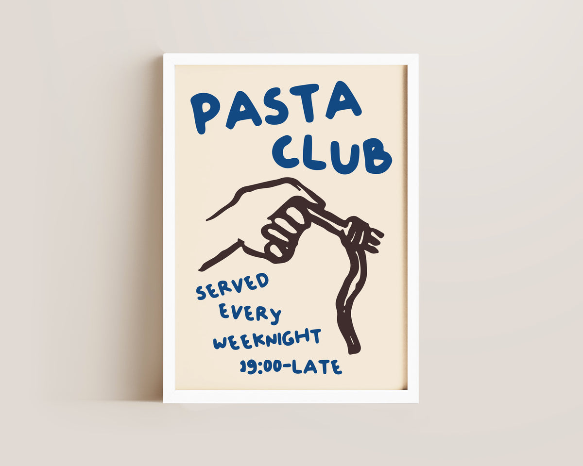 Pasta Club Blue Print