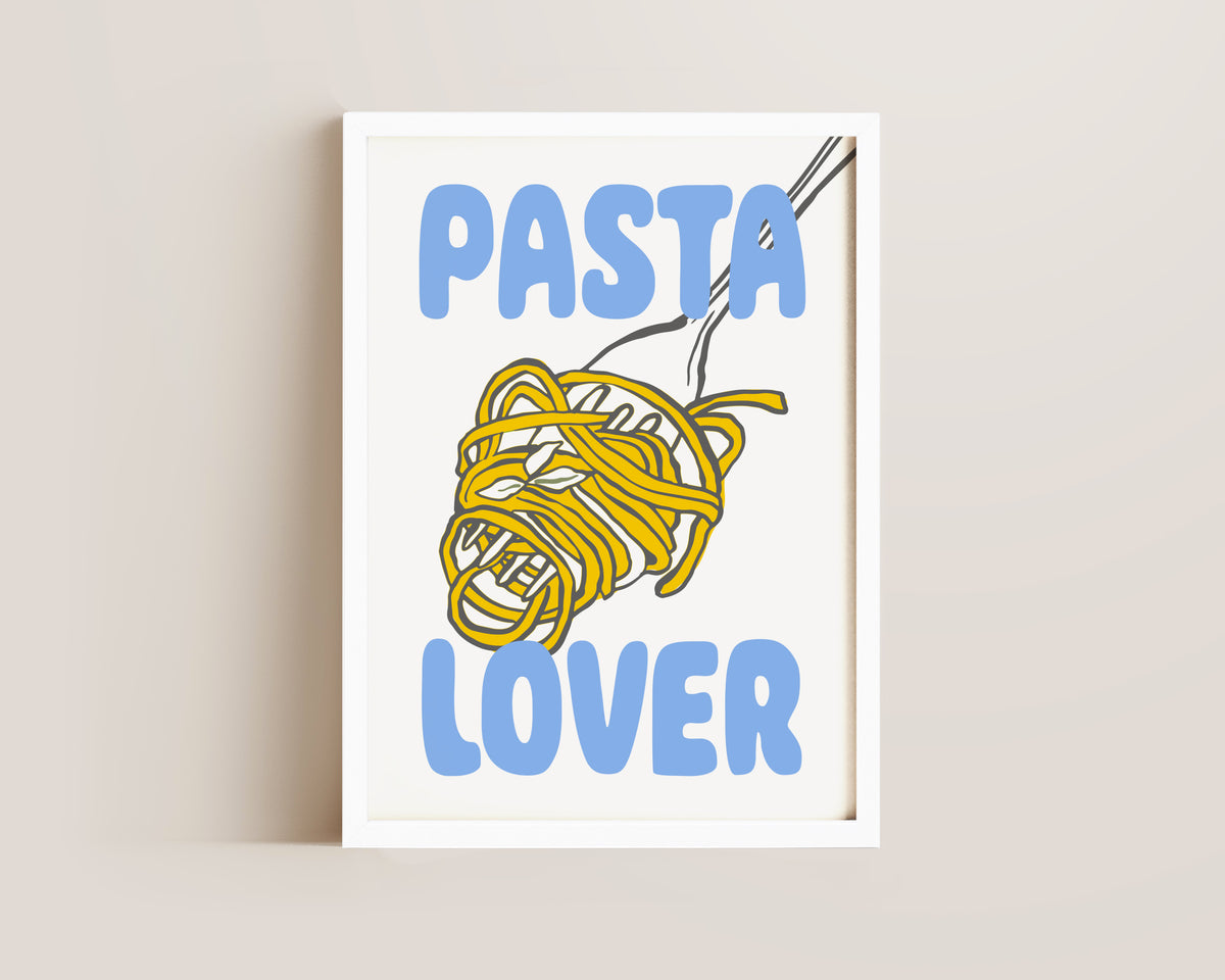 Pasta Lover Fork Print
