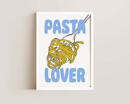 Pasta Lover Fork Print