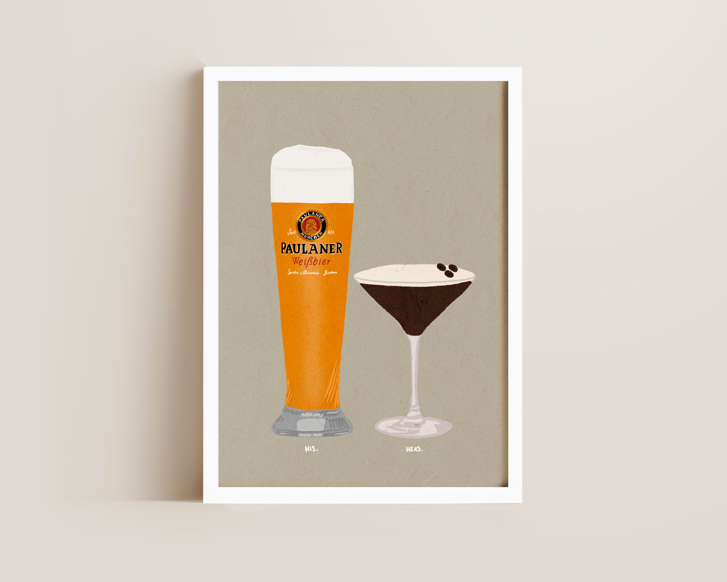 Paulaner & Espresso Martini Print