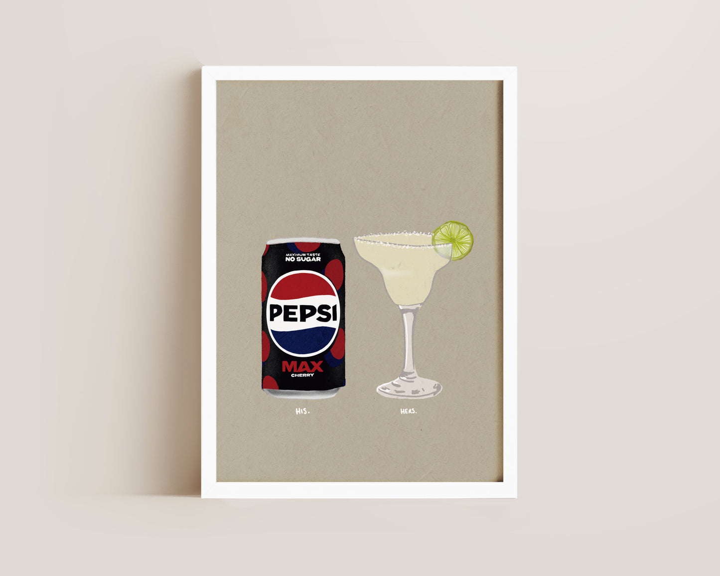 Pepsi Max Cherry & Margarita Print