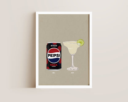 Pepsi Max Cherry & Margarita Print