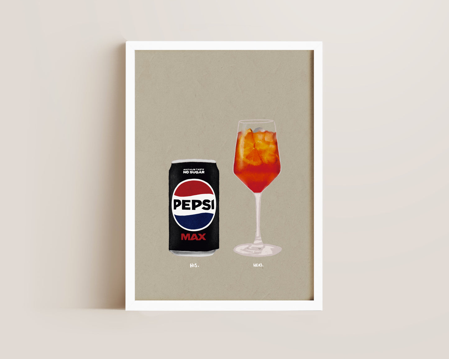 Pepsi Max & Aperol Spritz Print