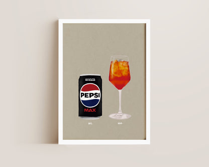 Pepsi Max & Aperol Spritz Print