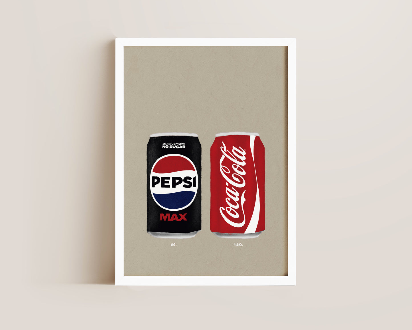 Pepsi Max & Coke Print