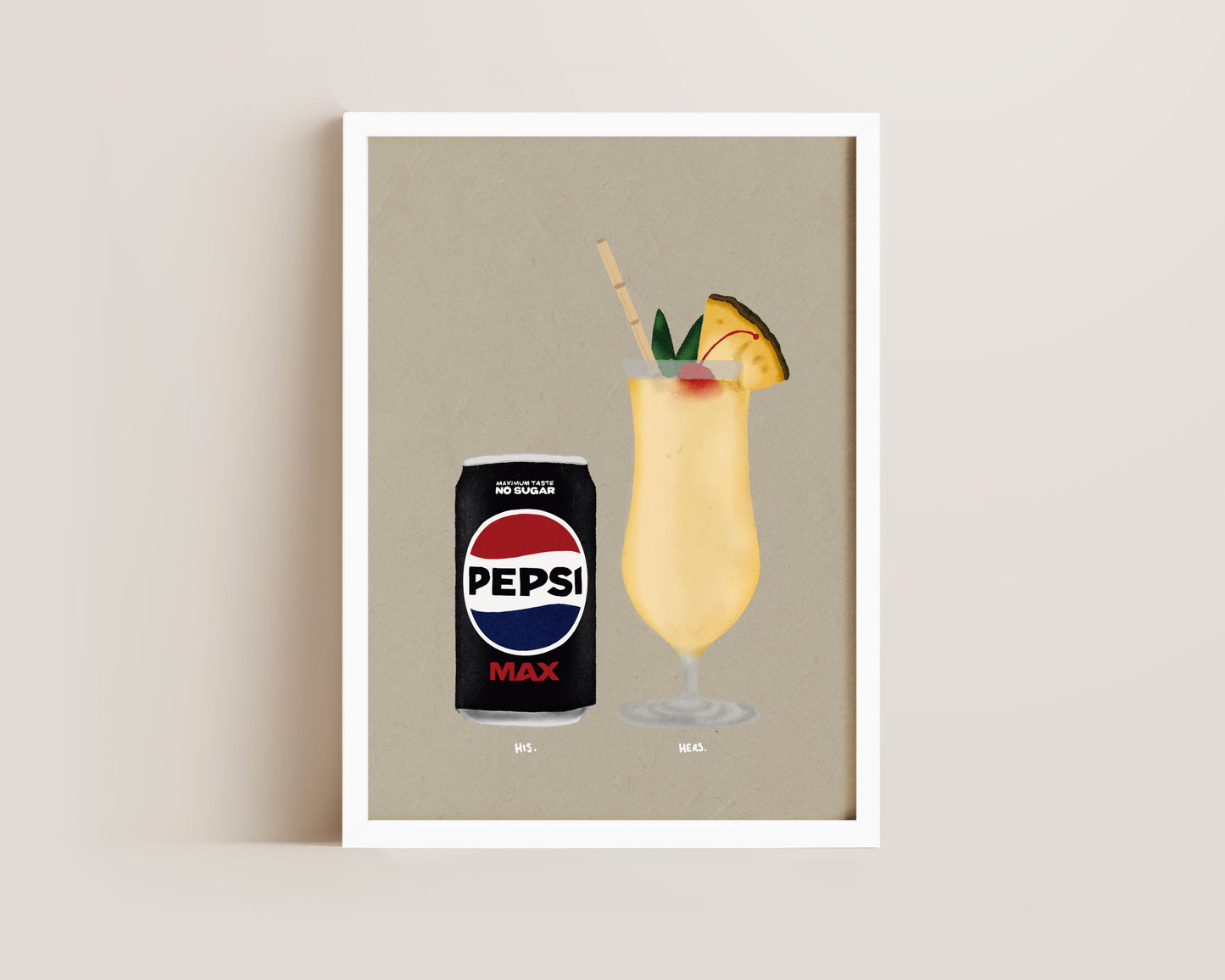 Pepsi Max & Pina Colada Print