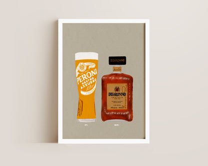 Peroni & Disaronno Print