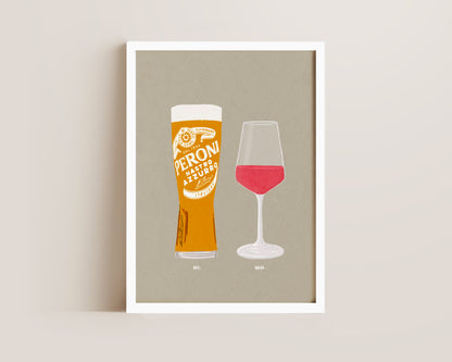 Peroni & Rose Print