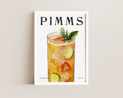 Pimms Cocktail Print