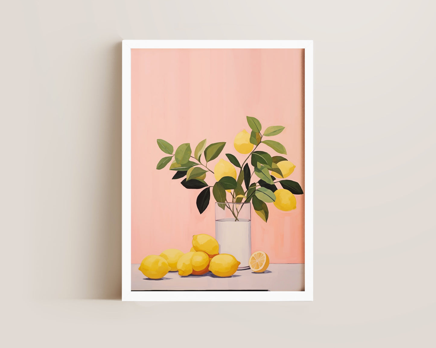 Pink Lemons Print