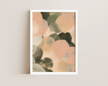 Pink & Green No. 1 Print
