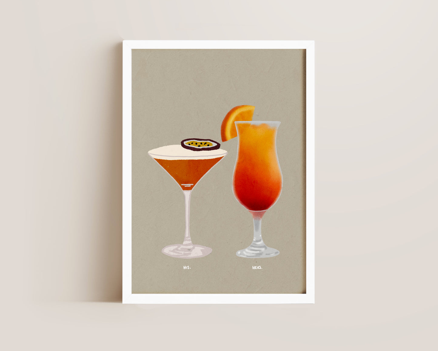 Pornstar Martini & Sex On The Beach Print