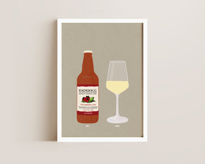 Rekorderlig Strawberry Lime & White Wine Print