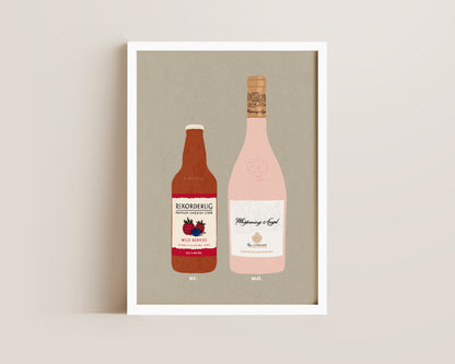 Rekorderlig & Whispering Angel Print
