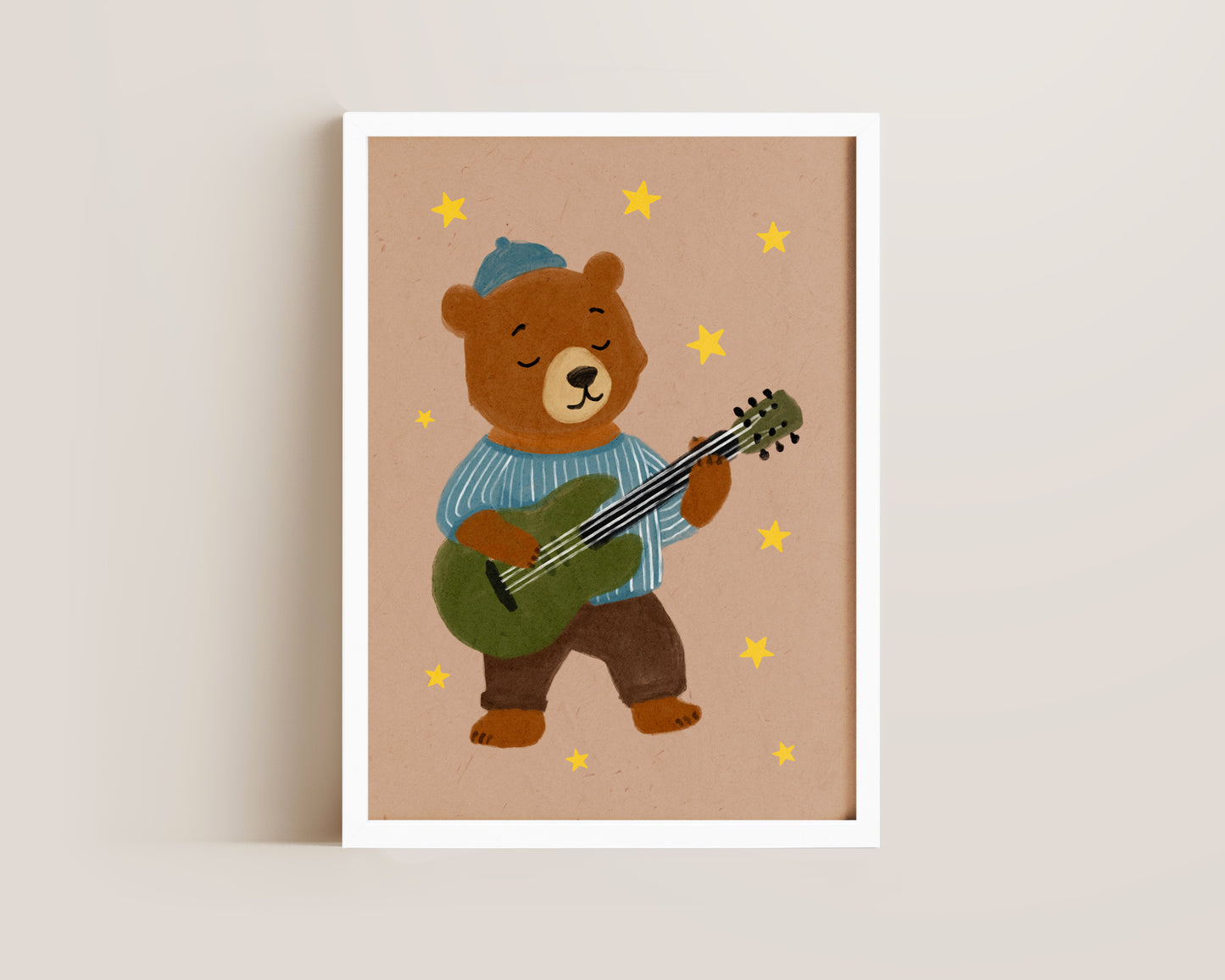 Rockstar Bear Print
