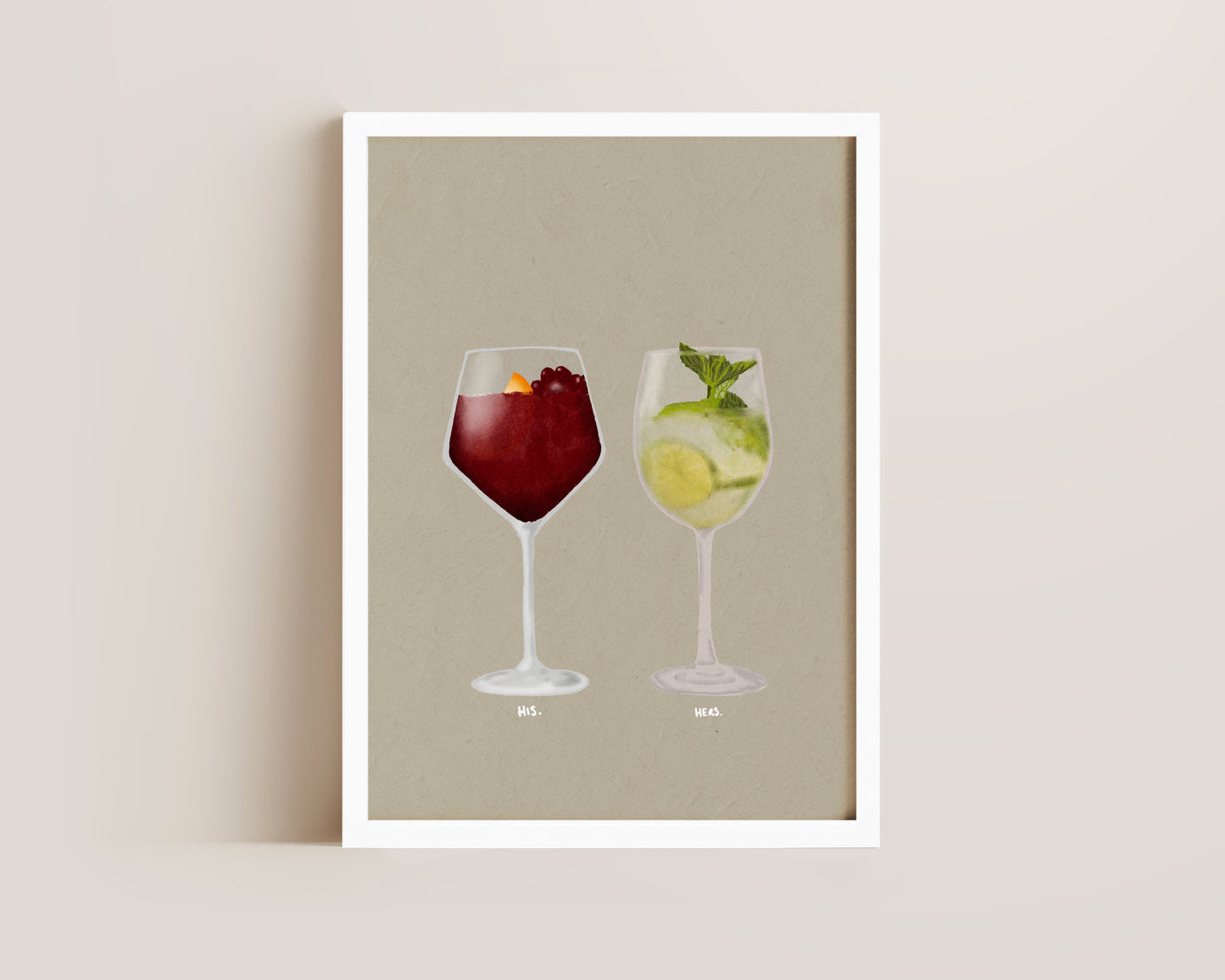 Sangria & Hugo Spritz Print