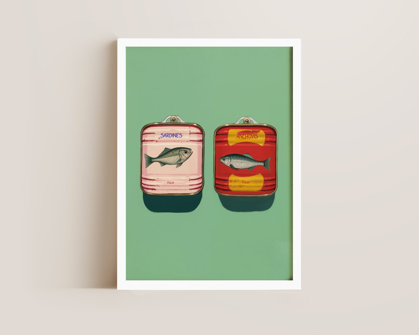 Sardines & Anchovies Art Wall Art Print
