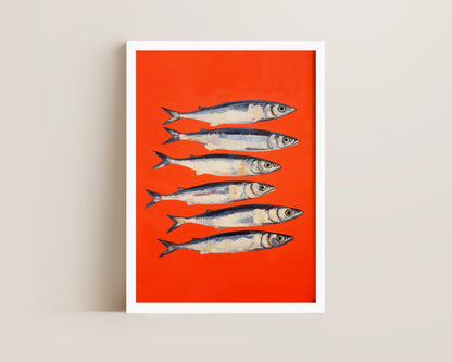 Red Sardines Print