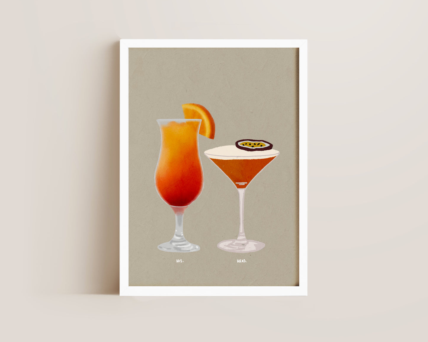 Sex On The Beach & Pornstar Martini Print
