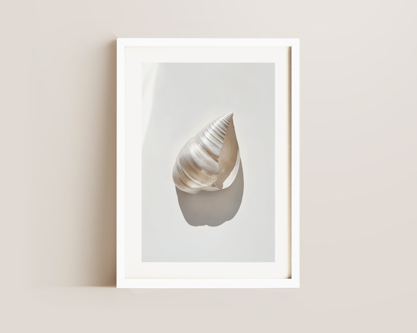 Silver Shell Print