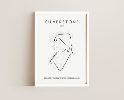 F1 Silverstone Track Print