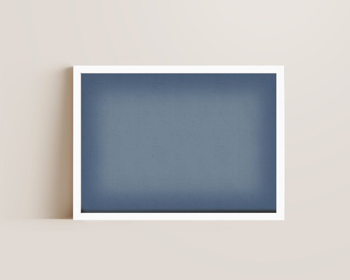 Sky Blue Abstract Wall Art Print