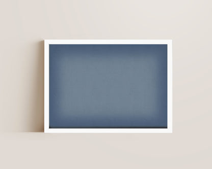 Sky Blue Abstract Wall Art Print