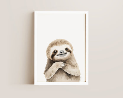Sleepy Sloth Print