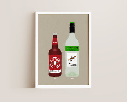 Smithwicks & Yellowtail Pinot Grigio Print