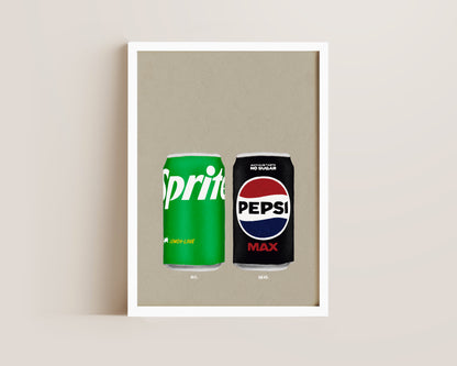 Sprite & Pepsi Max Print
