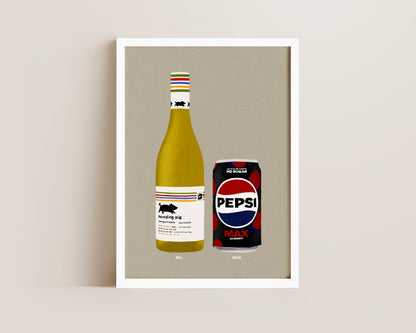 Squealing Pig & Pepsi Max Cherry Print
