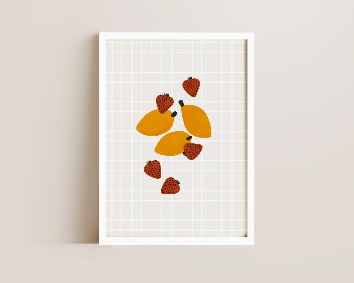 Strawberry & Lemon Print
