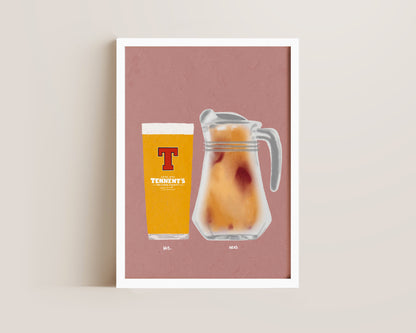 Tennent's & Cava Sangria Print