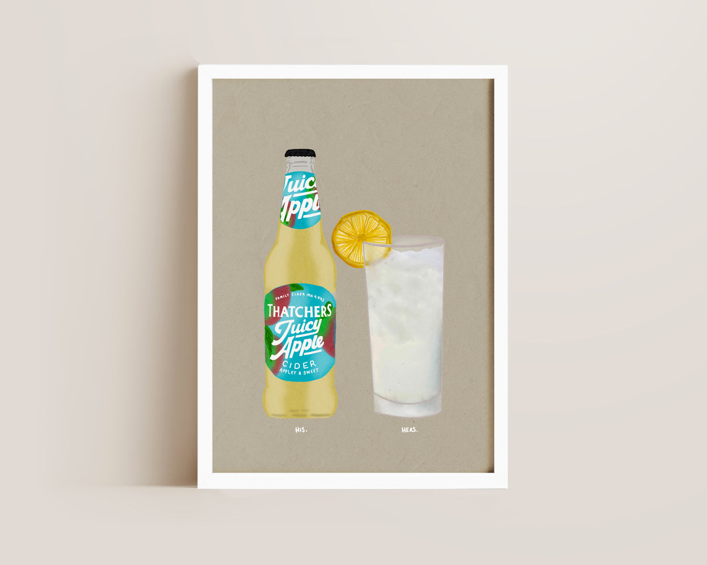 Thatchers Juicy Apple & Vodka Lemonade Print