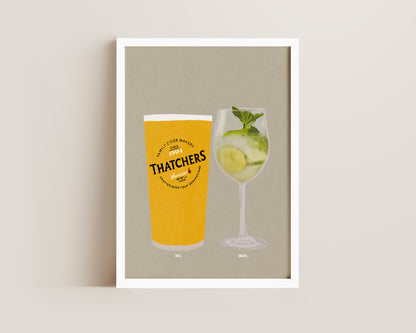 Thatchers & Hugo Spritz Print