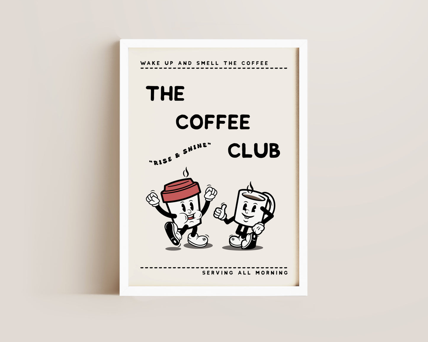 The Coffee Club Retro Print