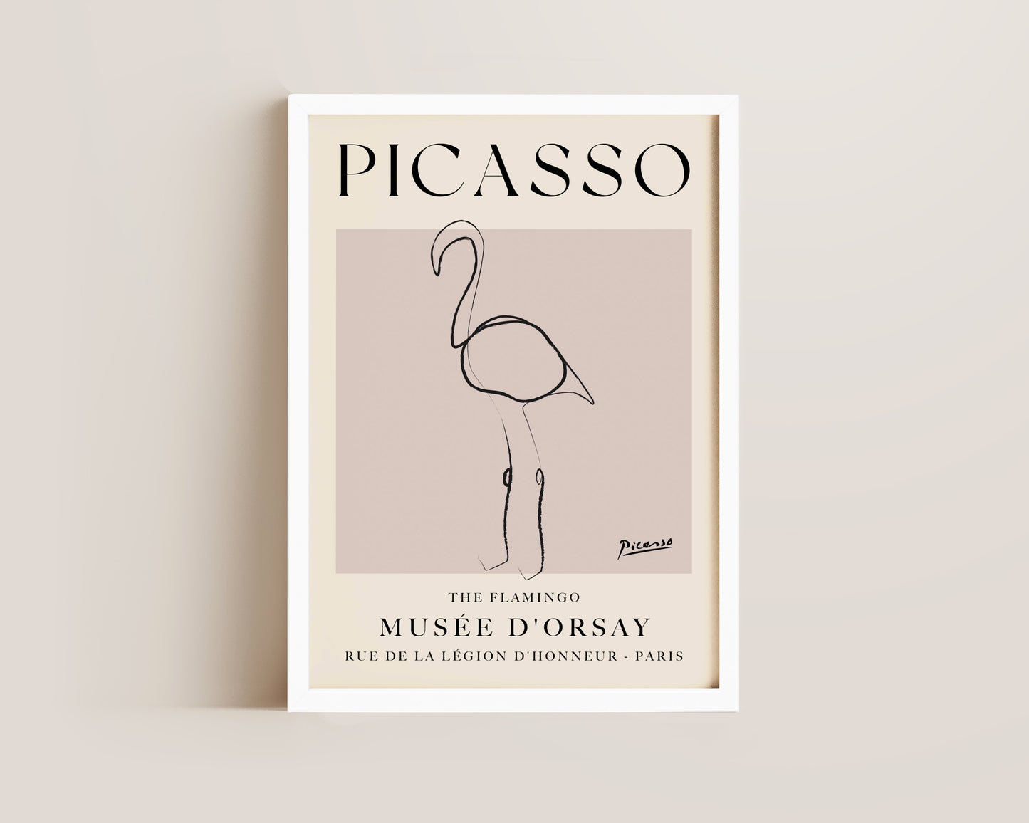 Picasso The Flamingo Print