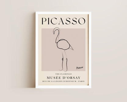 Picasso The Flamingo Print