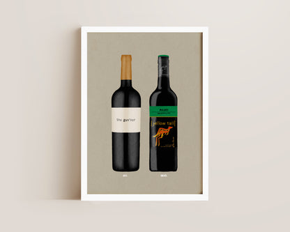 The Guvnor & Yellowtail Malbec Print