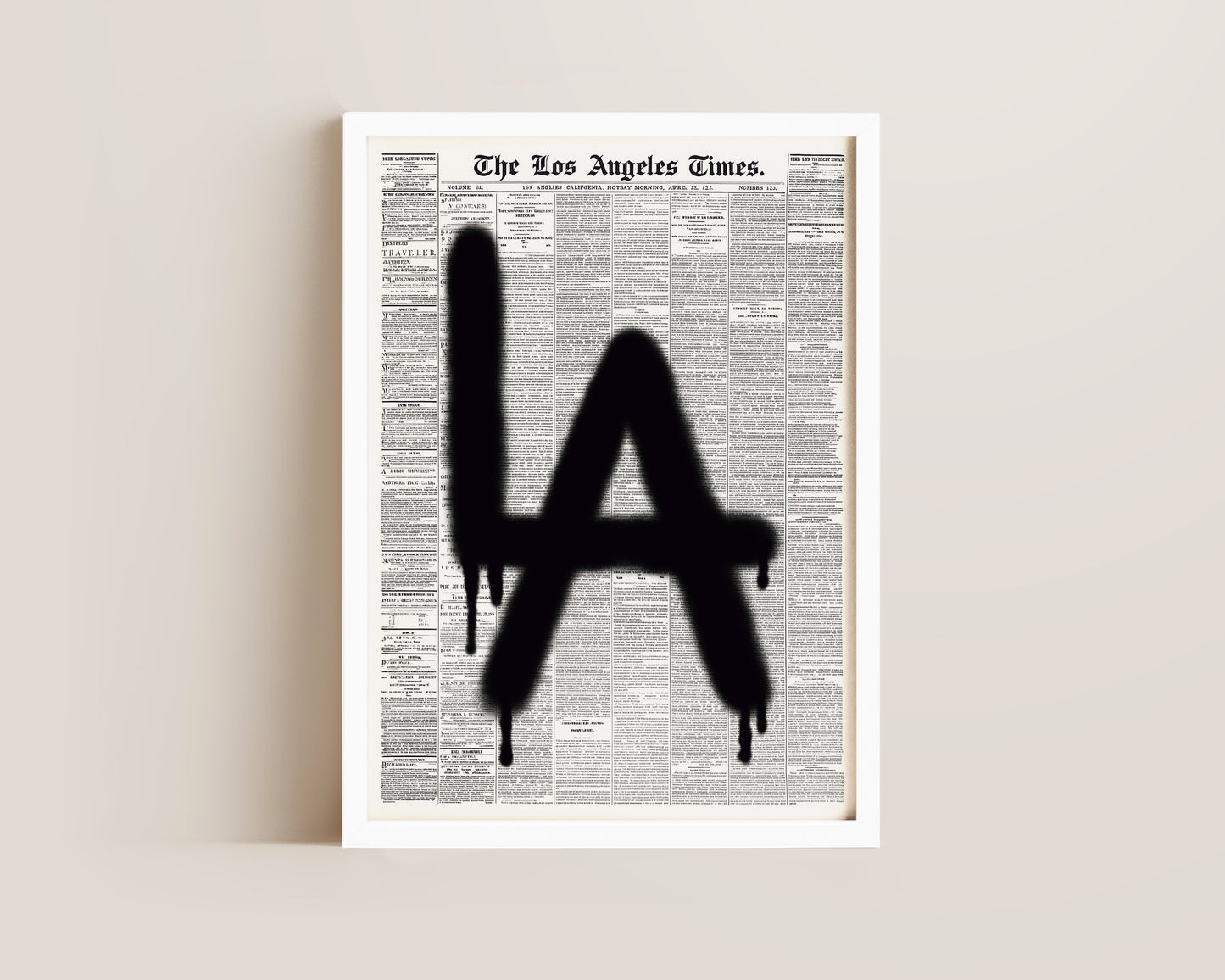 LA Newspaper Print