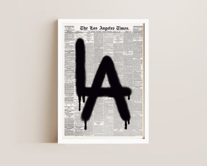 LA Newspaper Print
