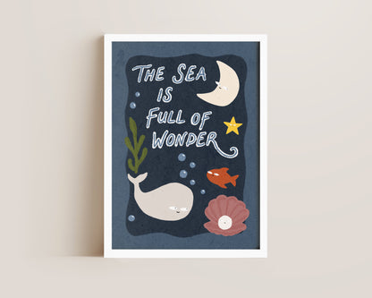 The Sea Is Full Of Wonder Print