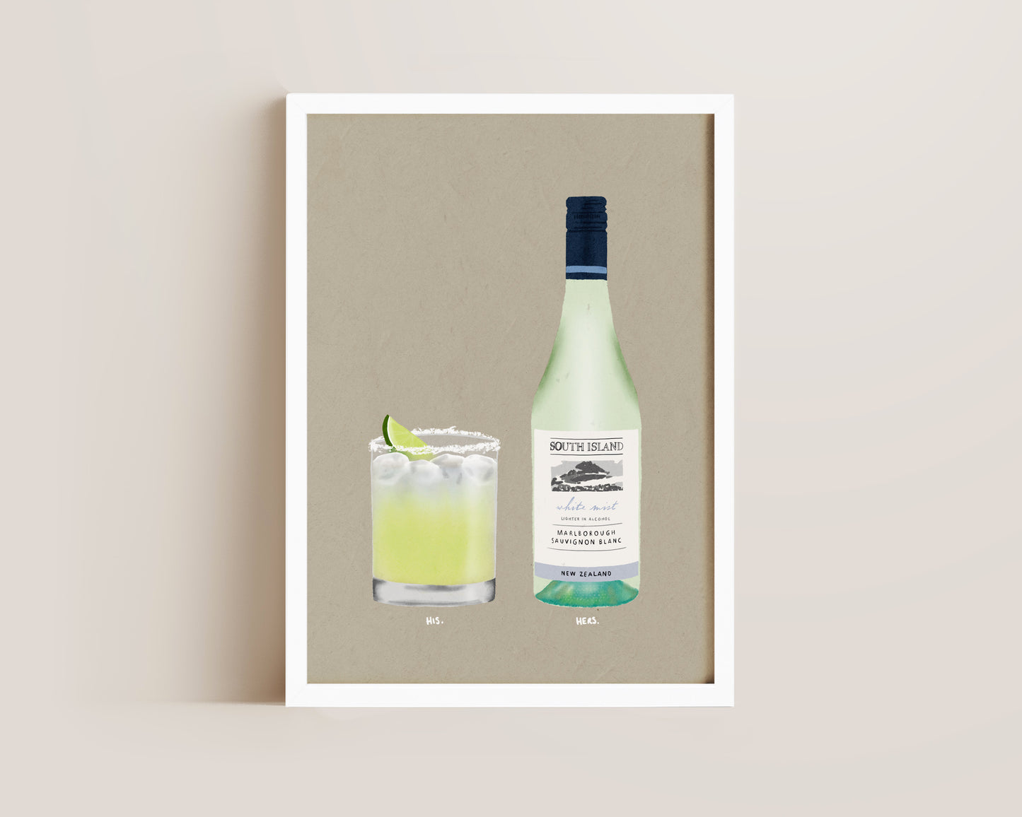 Tommy's Marg & South Island SB Print