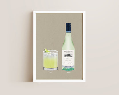 Tommy's Marg & South Island SB Print