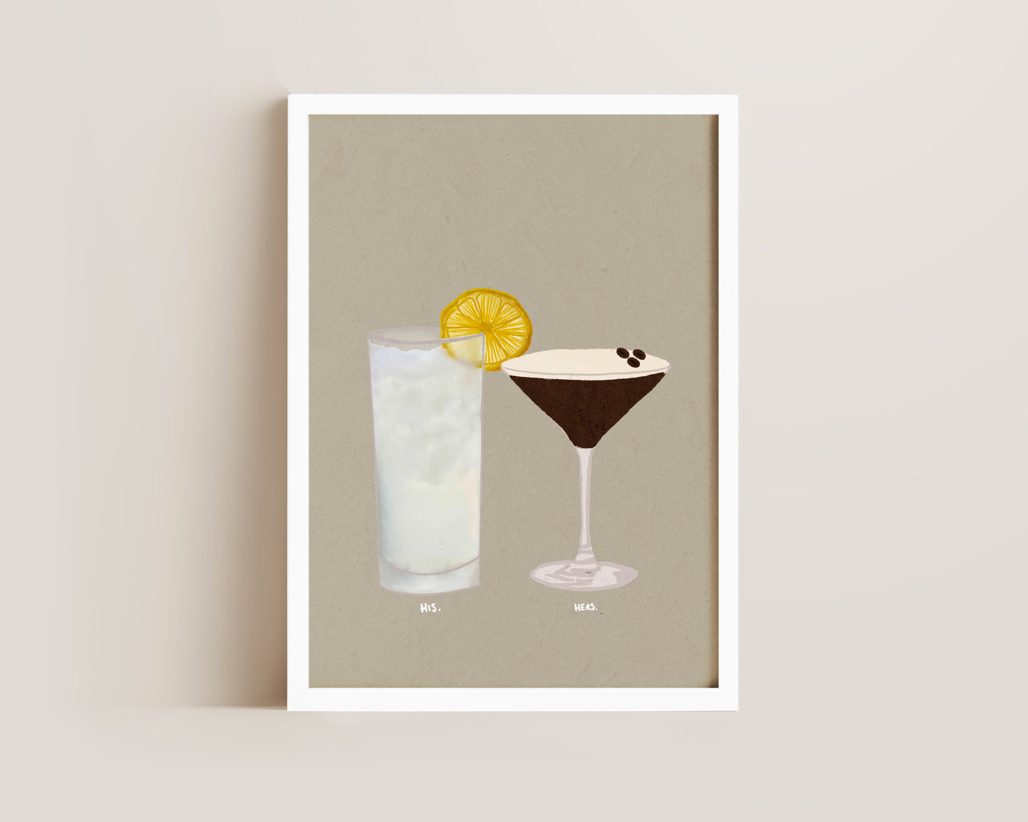 Vodka Lemonade & Espresso Martini Print