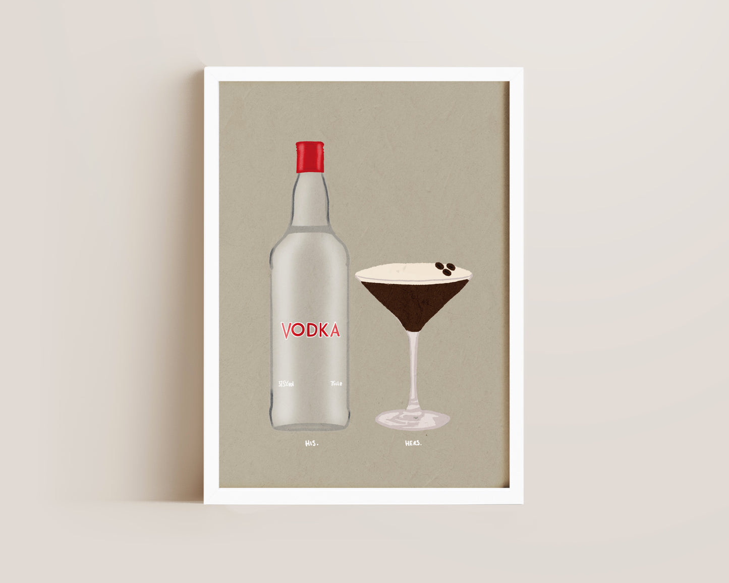 Vodka & Espresso Martini Print