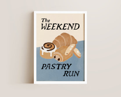 The Weekend Pastry Run Print