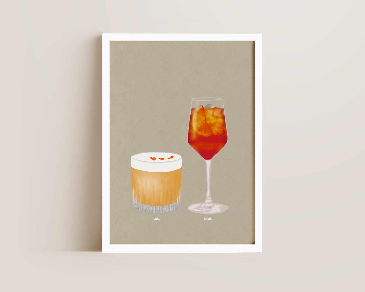 Whisky Sour & Aperol Spritz Print