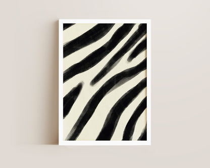 Zebra Pattern Print
