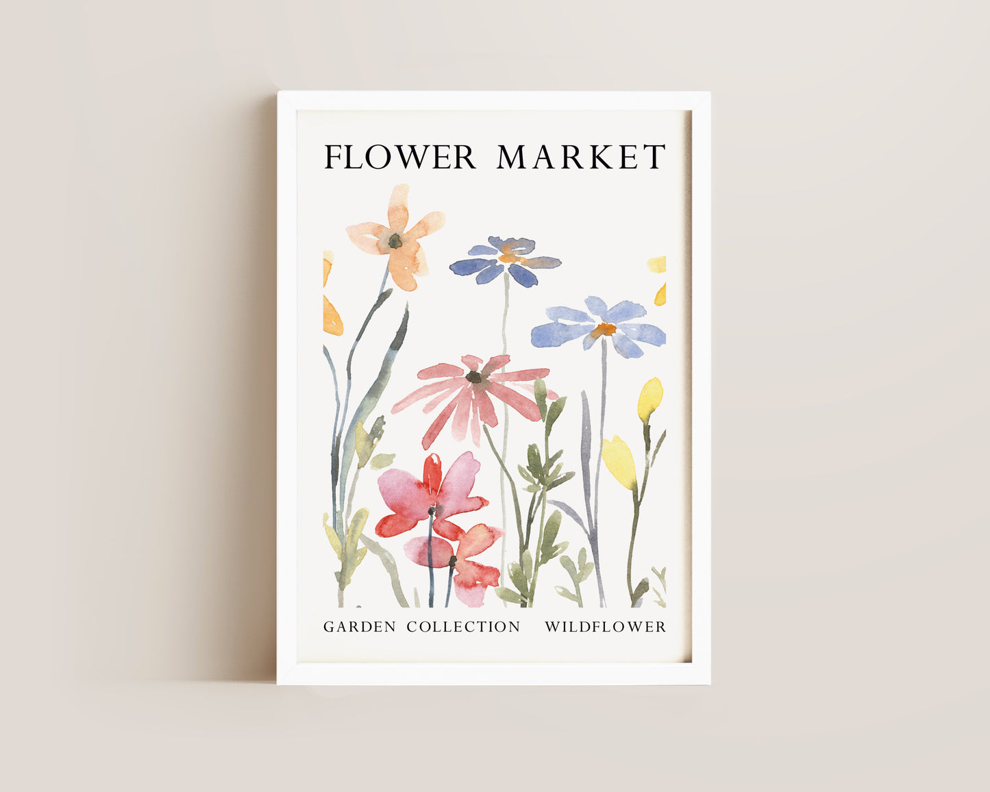 Flower Market Wildflowers Print